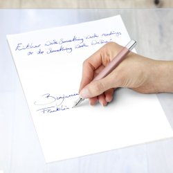 Staedtler Fyldepen - Triplus medium - rosa - (bl skrift)